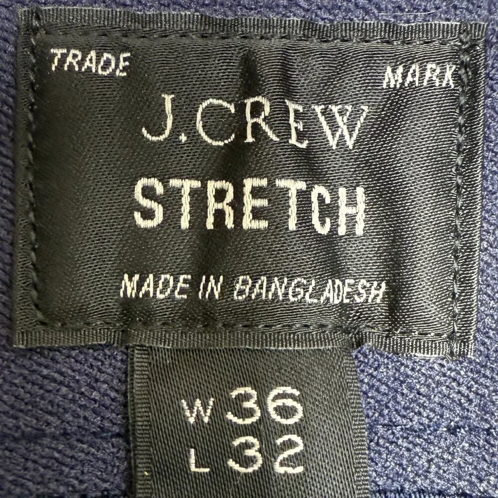 EUC Men's J. CREW 484‎ Slim-Fit Tech Pant Stretch Gray | Size W36 X L32